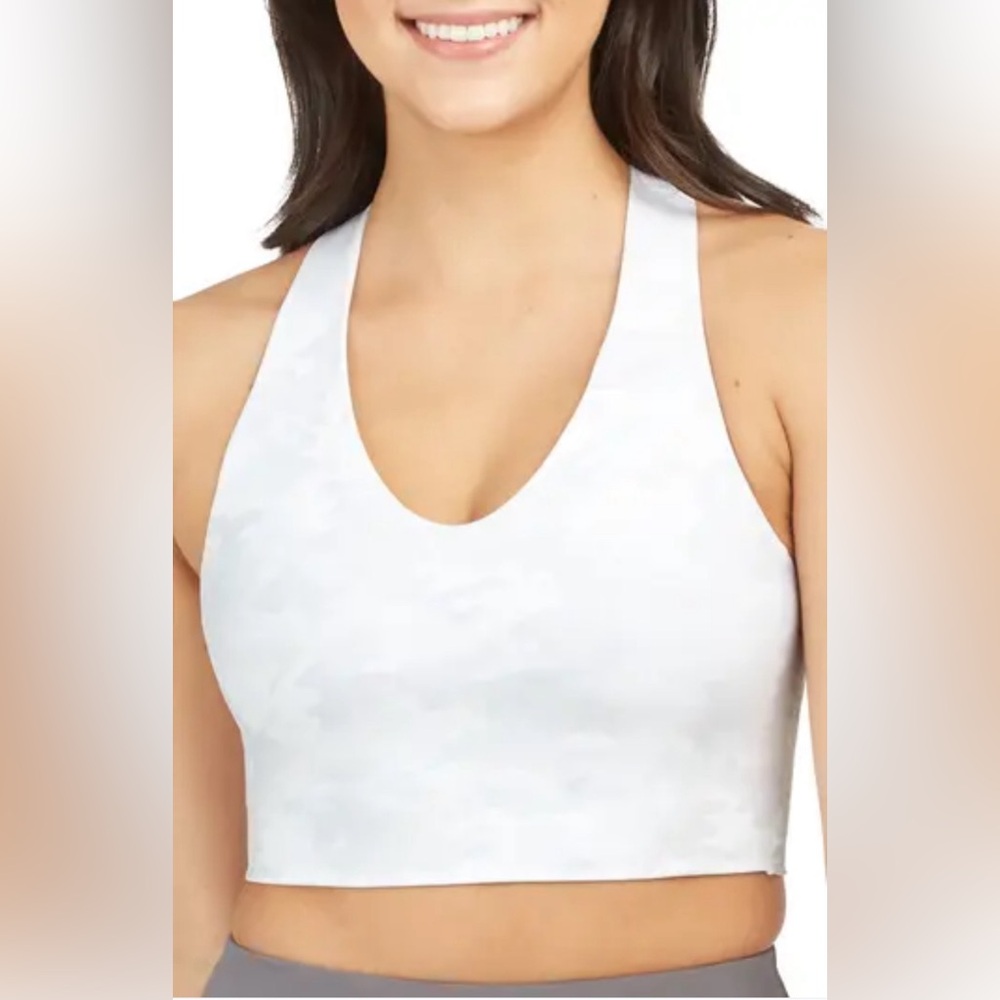 NWT SPANX
Longline Medium Impact Camo Sports
Bra Top